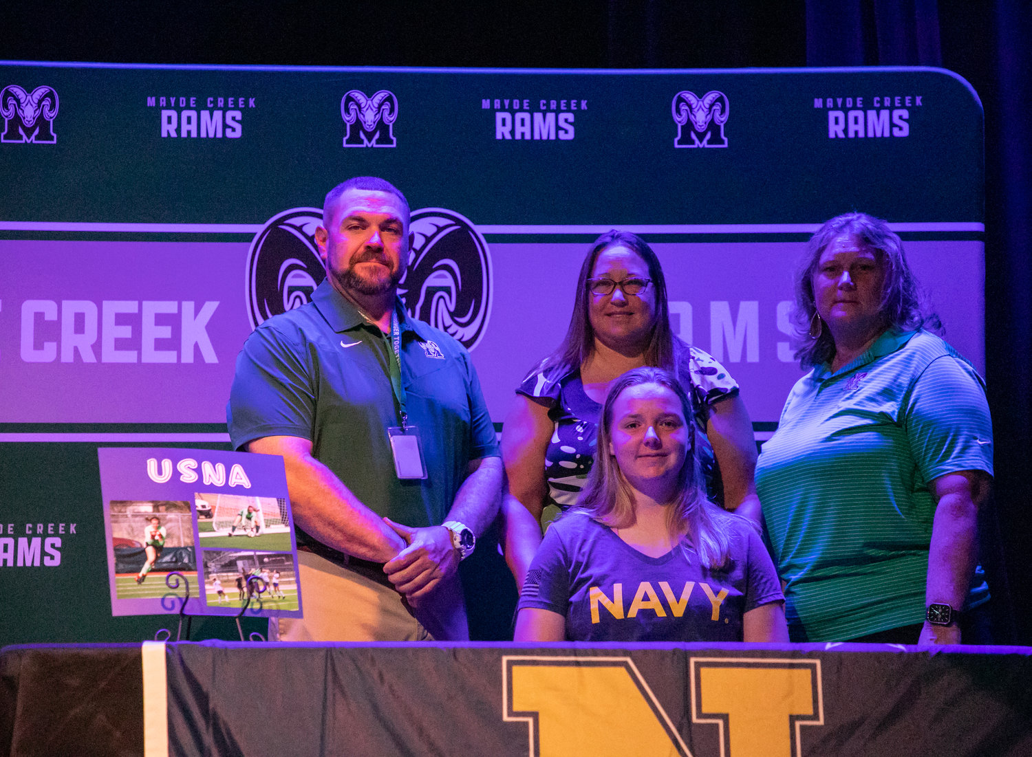 Mayde Creek's Kirsten Baxa signed to play soccer at the United States Naval Academy.